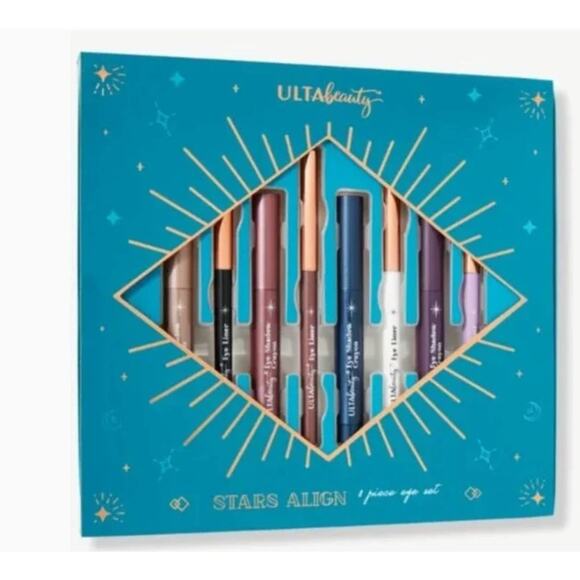 EYE SHADOWS & EYE LINERS 8 PIECE MAKEUP SET ULTA BEAUTY "STARS ALIGN" COSMETICS - Picture 1 of 1